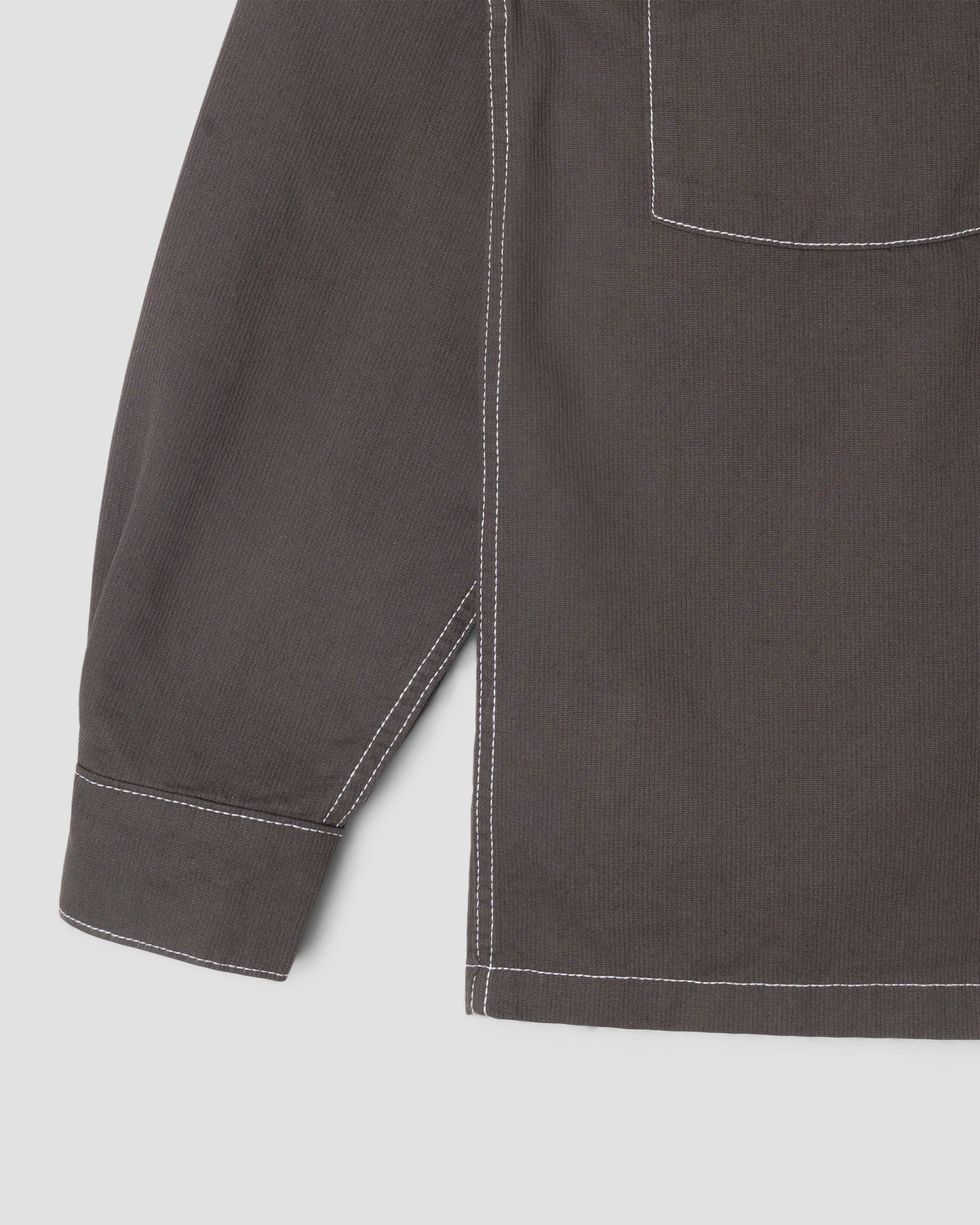 CPO Shirt - Charcoal Bedford
