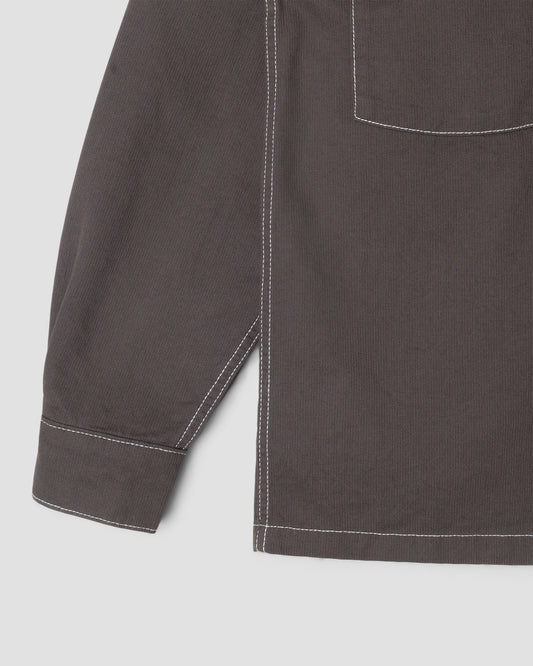 CPO Shirt - Charcoal Bedford