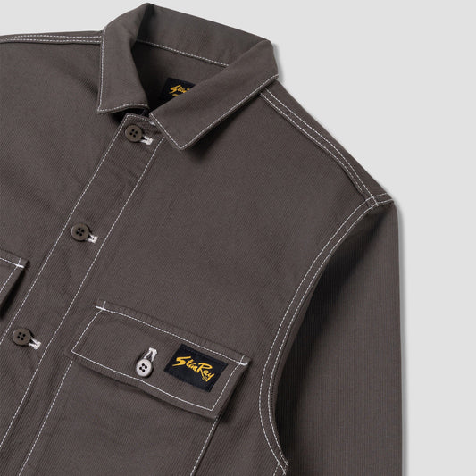 CPO Shirt - Charcoal Bedford