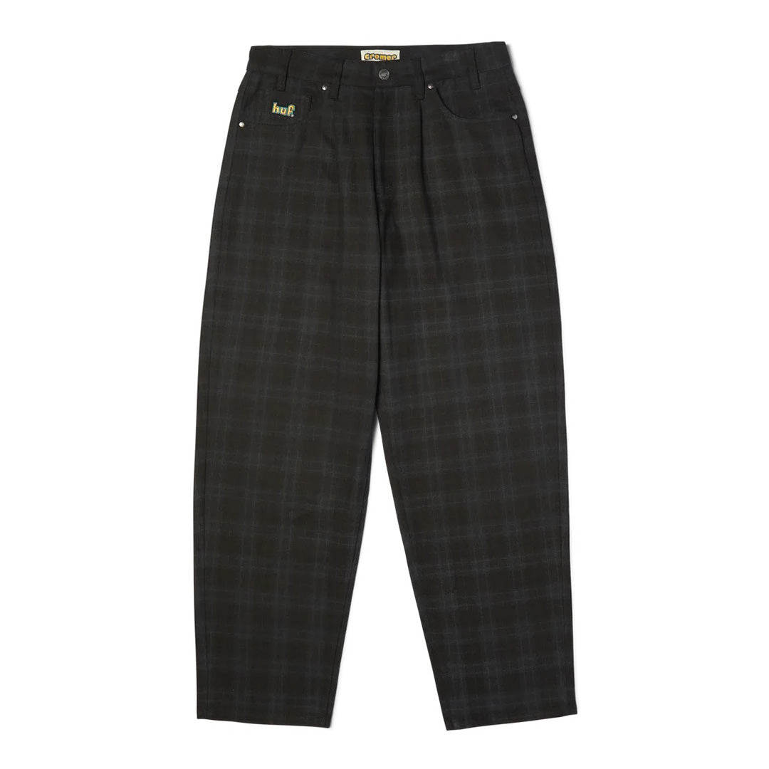 Cromer Plaid Pant - Black