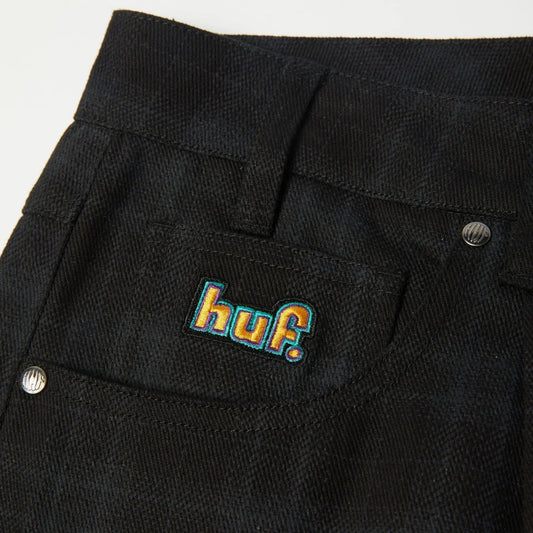 Cromer Plaid Pant - Black