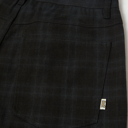 Cromer Plaid Pant - Black