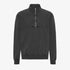 Organic Quarter Zip - Faded Black
