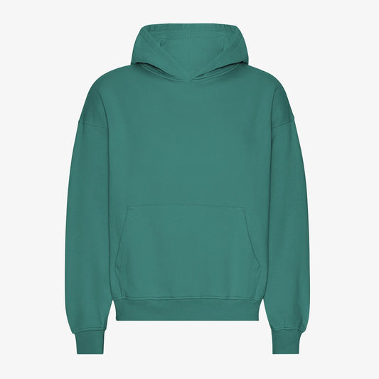 Organic Oversized Hood - Pine Green
