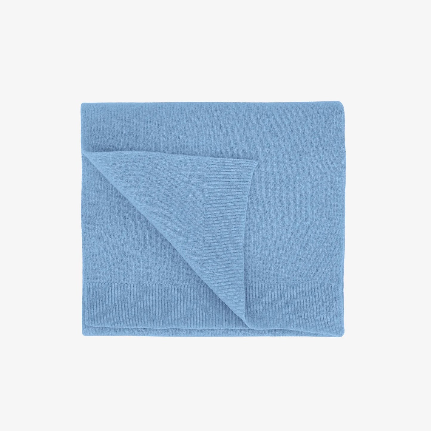 Merino Wool Scarf - Seaside Blue