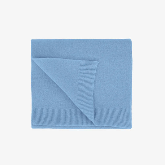 Merino Wool Scarf - Seaside Blue