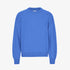 Oversized Merino Wool Crew - Pacific Blue