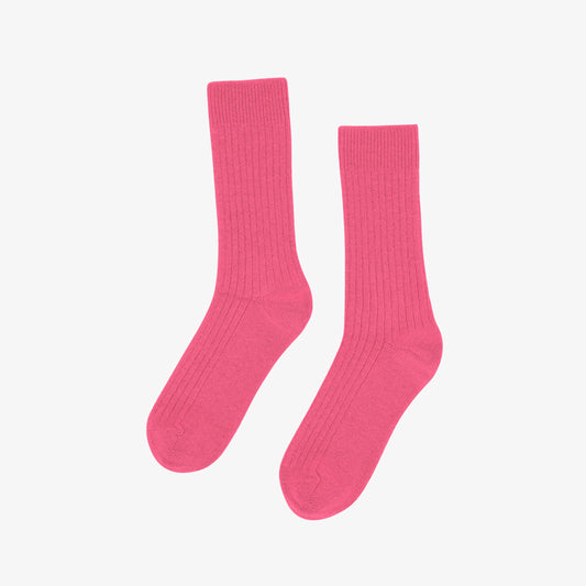 Merino Wool Blend Socks - Bubblegum Pink