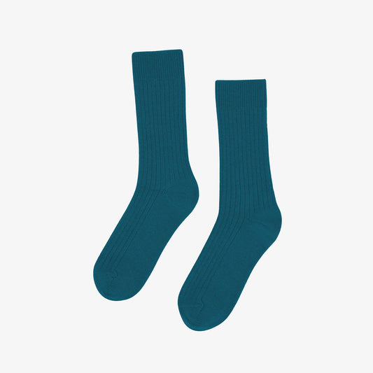 Merino Wool Blend Socks - Ocean Green