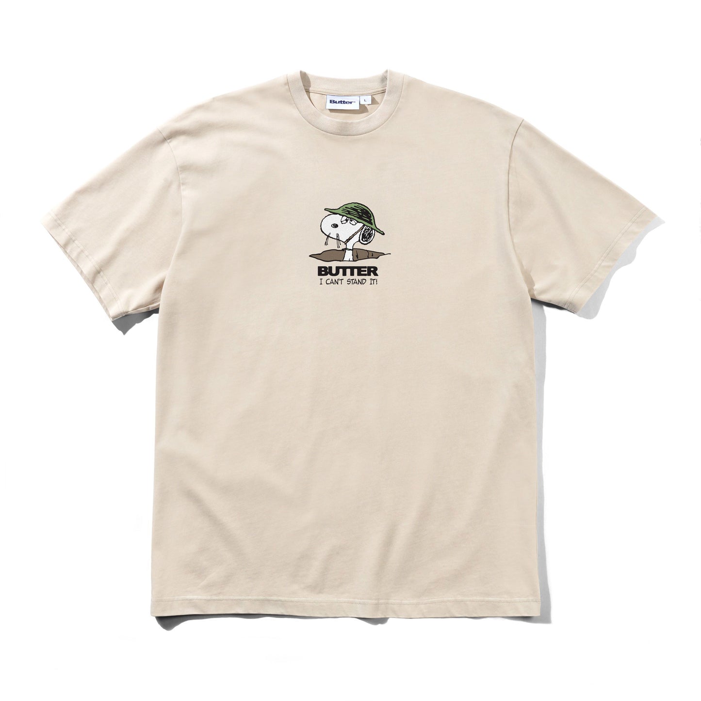 Peanuts Can't Stand It Tee - Washed Sandstone
