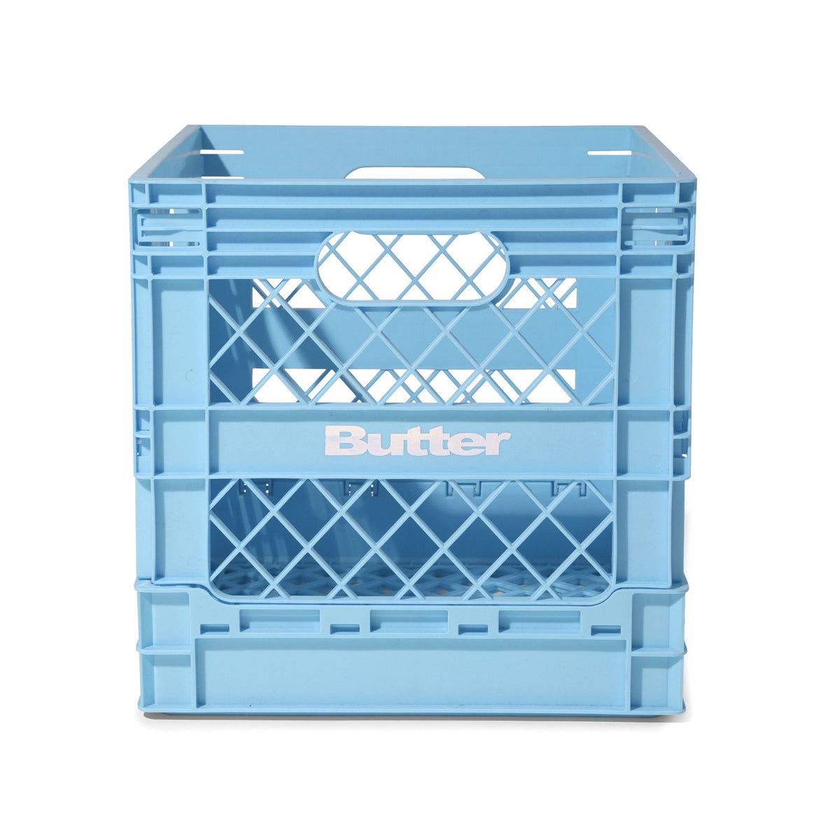 Collapsable Record Crate - Sky Blue