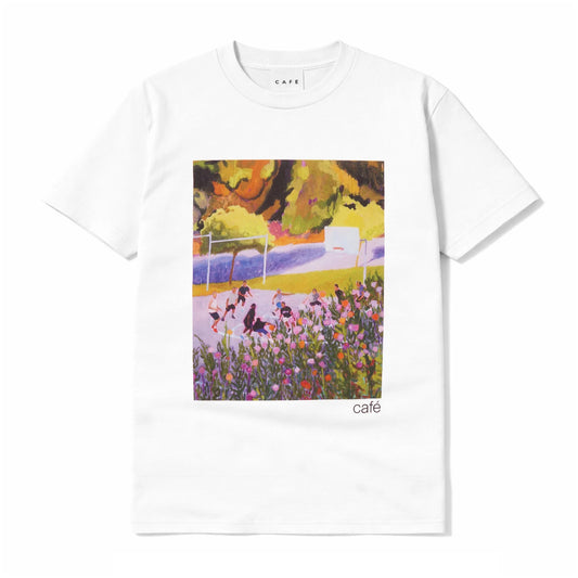 Courts Tee - White