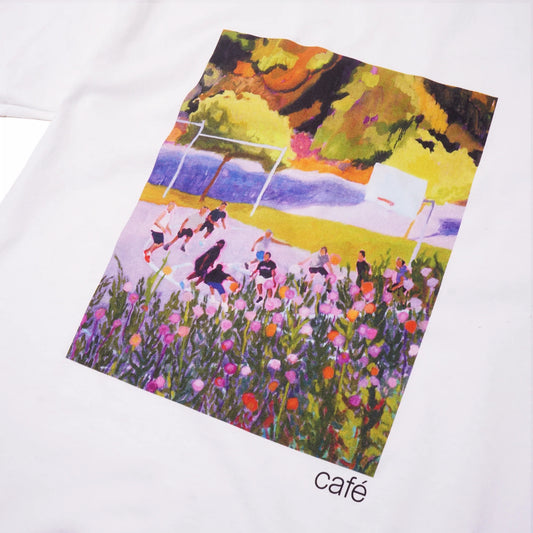 Courts Tee - White