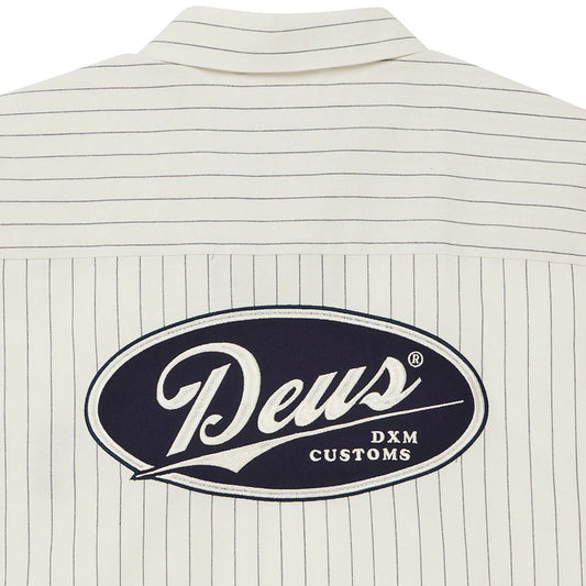 Forecourt Stripe Shirt - Dirty White