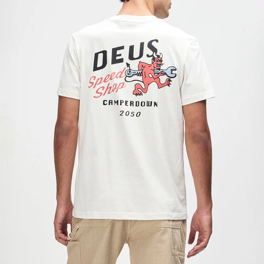 Dogleg Tee - Dirty White