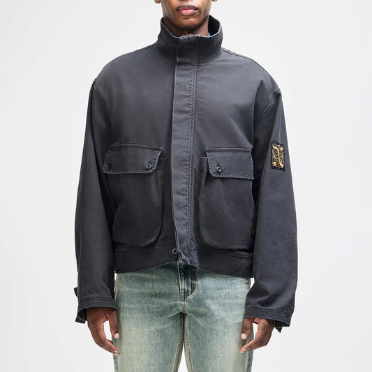 Common State Jacket - Overdyed Anthracite Grey