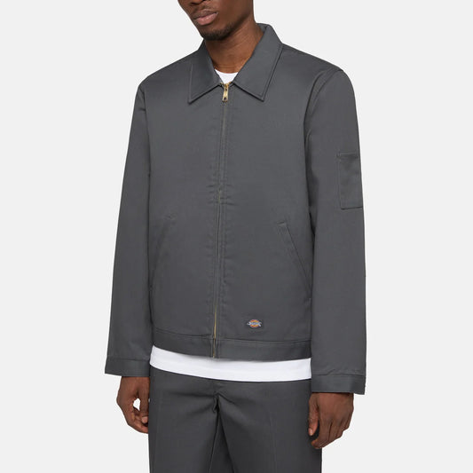 Lined Eisenhower Jacket - Charcoal