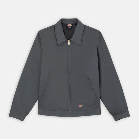 Lined Eisenhower Jacket - Charcoal