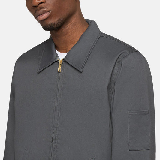 Lined Eisenhower Jacket - Charcoal