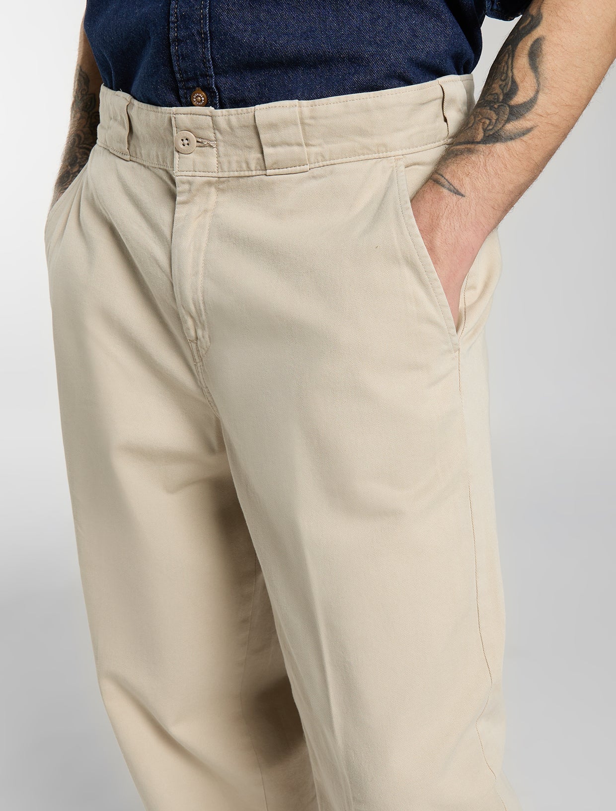 247 Loose Work Pant, Garment Dyed - Stone