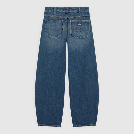 Women's Maricopa Low Waist Barrel Jeans - Mid Blue Fade Wash