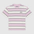 Embroidery Stripe SS Tee - Ecru