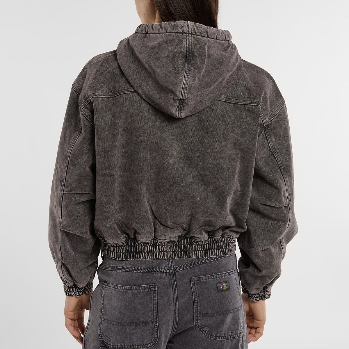 Women's Peoria Canvas Hooded Jacket - Charcoal