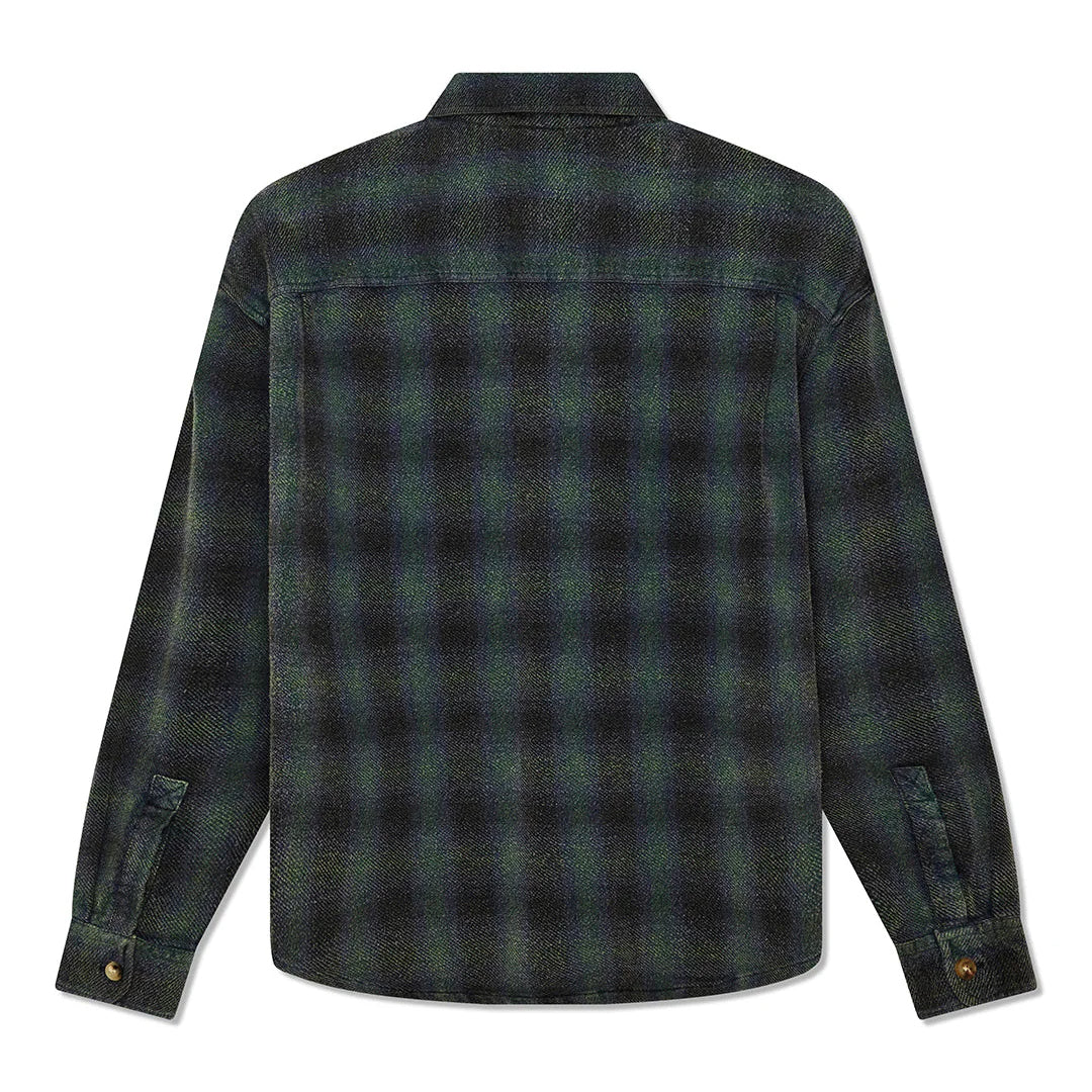 Too Busy To Work Check Shirt - Black Check