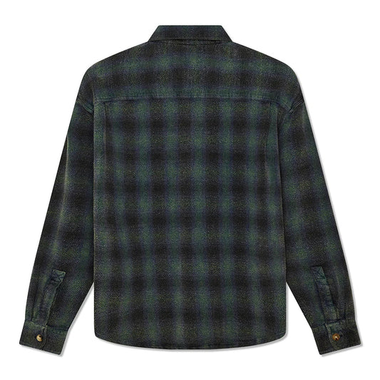 Too Busy To Work Check Shirt - Black Check