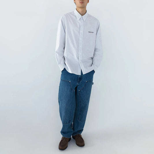 DSN Striped Shirt - White