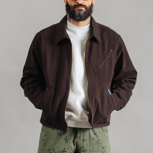 Crop Mechanic Jacket - Chocolate Plum