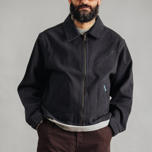 Crop Mechanic Jacket - Dark Navy