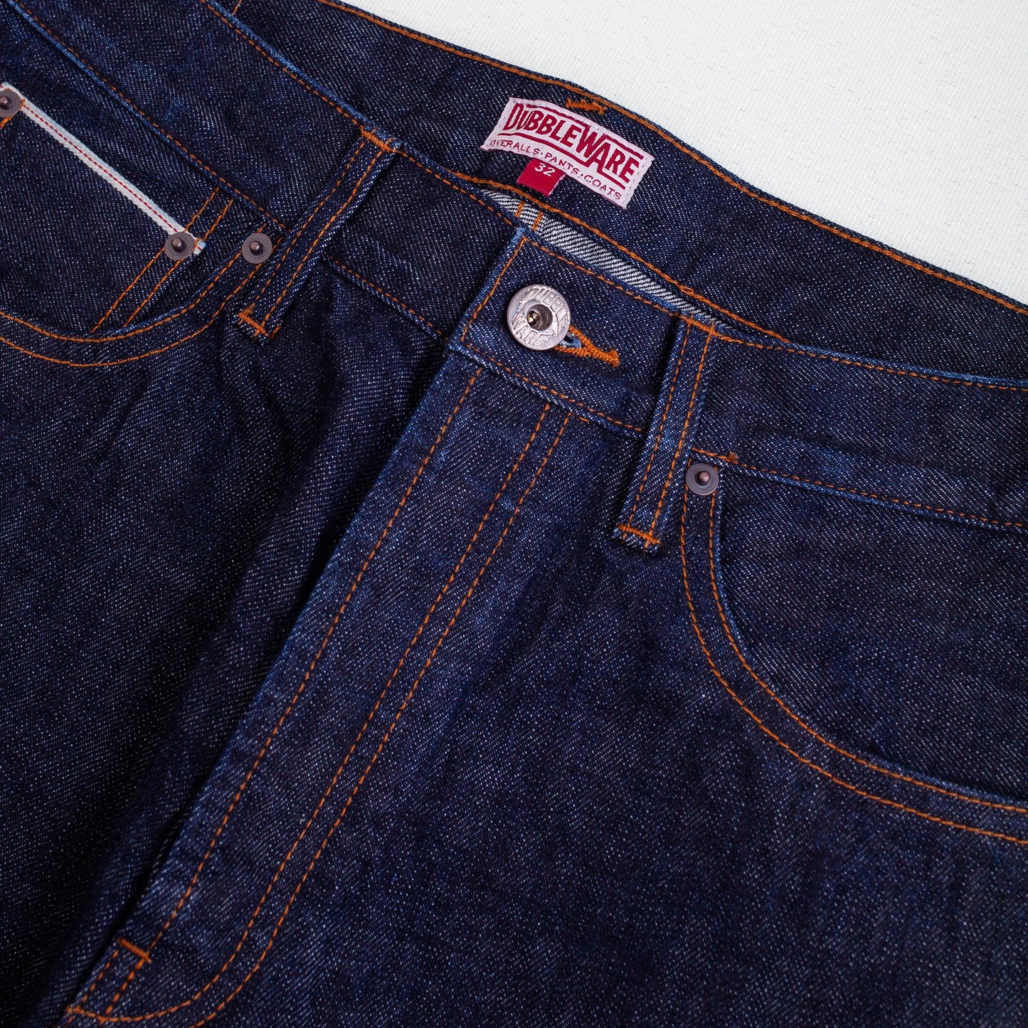 Selvedge Straight Leg 5 Pocket Jean - Indigo
