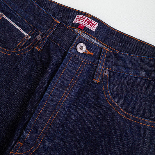 Selvedge Straight Leg 5 Pocket Jean - Indigo