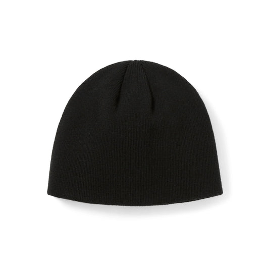 Debossed That No Cuff Beanie - Black