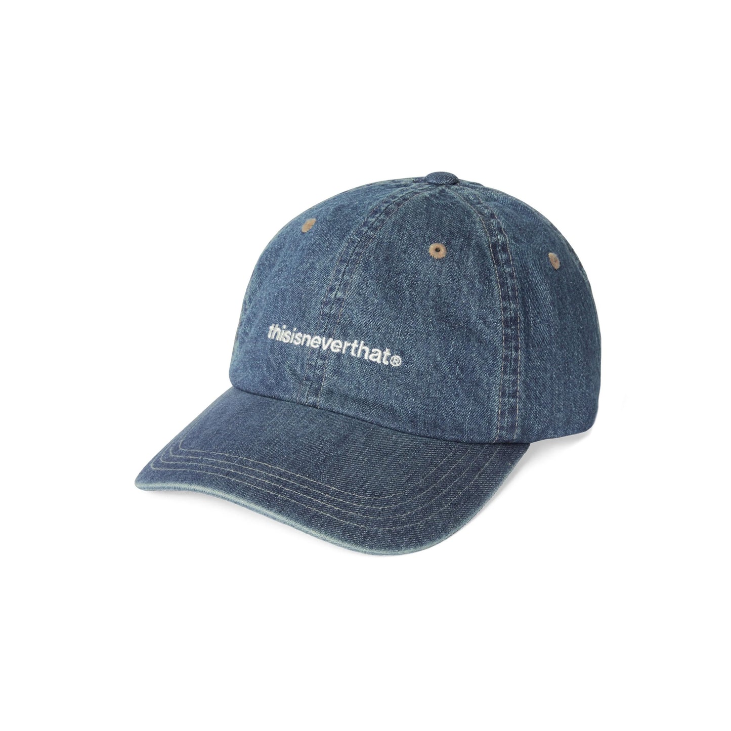 Denim T-Logo Cap - Washed Blue