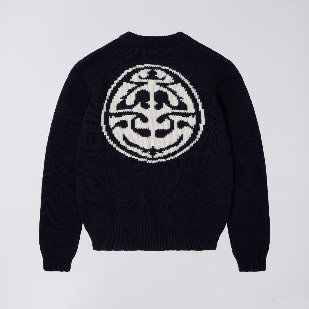 Ellis Sweater - Navy / Off White