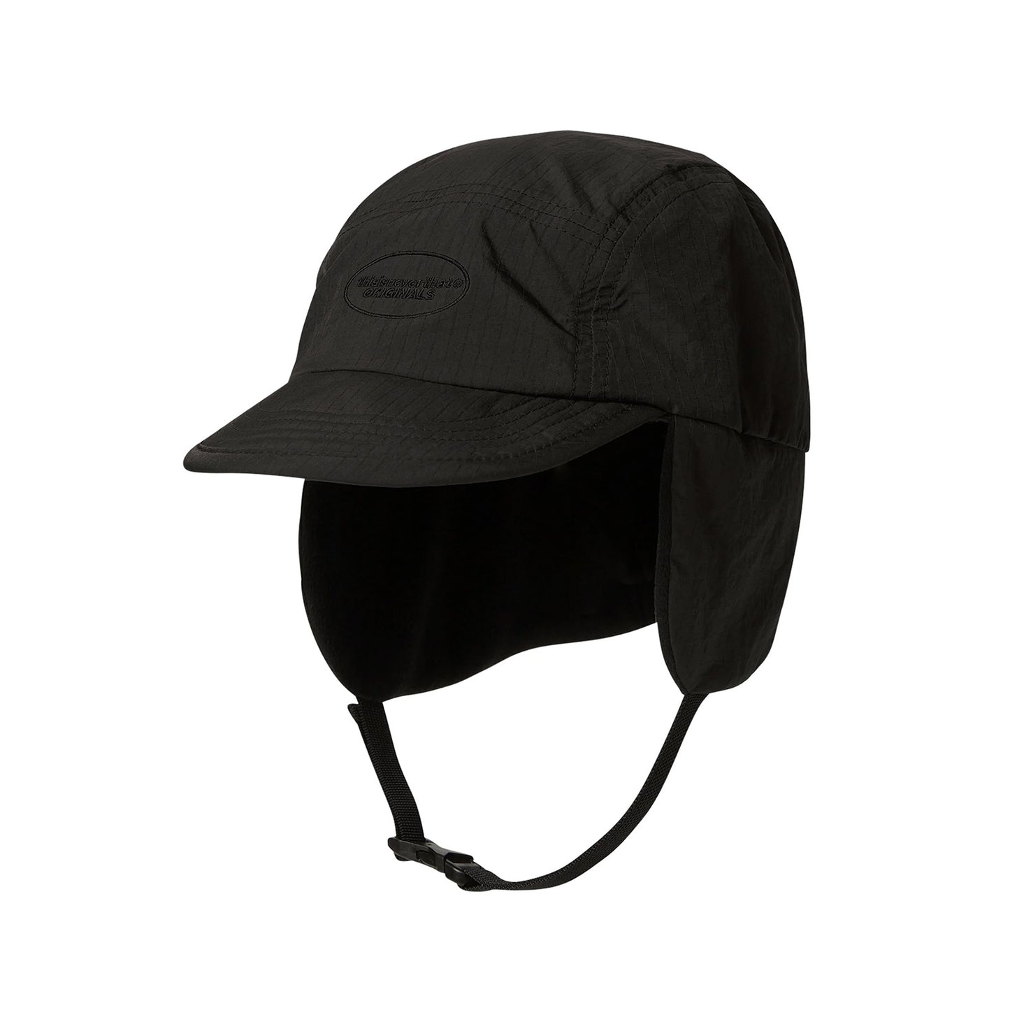 Earflap Duckbill Cap - Black