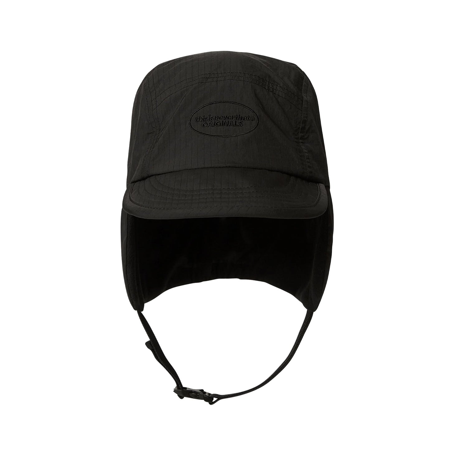 Earflap Duckbill Cap - Black
