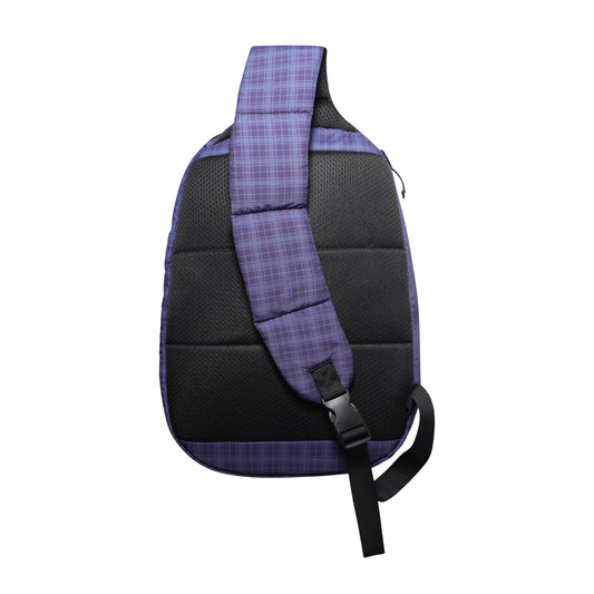Express Shoulder Bag - Navy Plaid