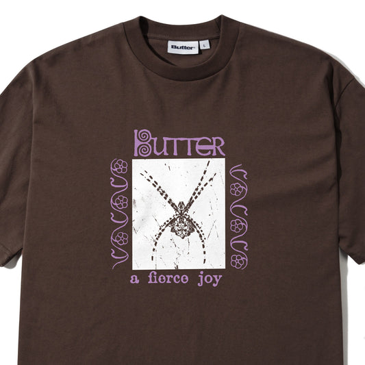 Fierce Joy Tee - Chocolate