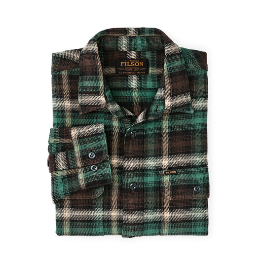 Vintage Flannel Work Shirt - Brown / Cream / Multi