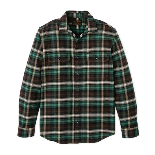 Vintage Flannel Work Shirt - Brown / Cream / Multi