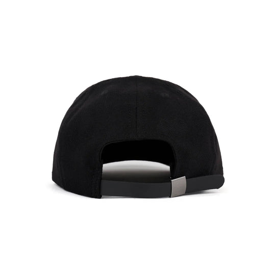 Flannel Logohead 6 Panel Hat - Black