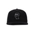 Flannel Logohead 6 Panel Hat - Black