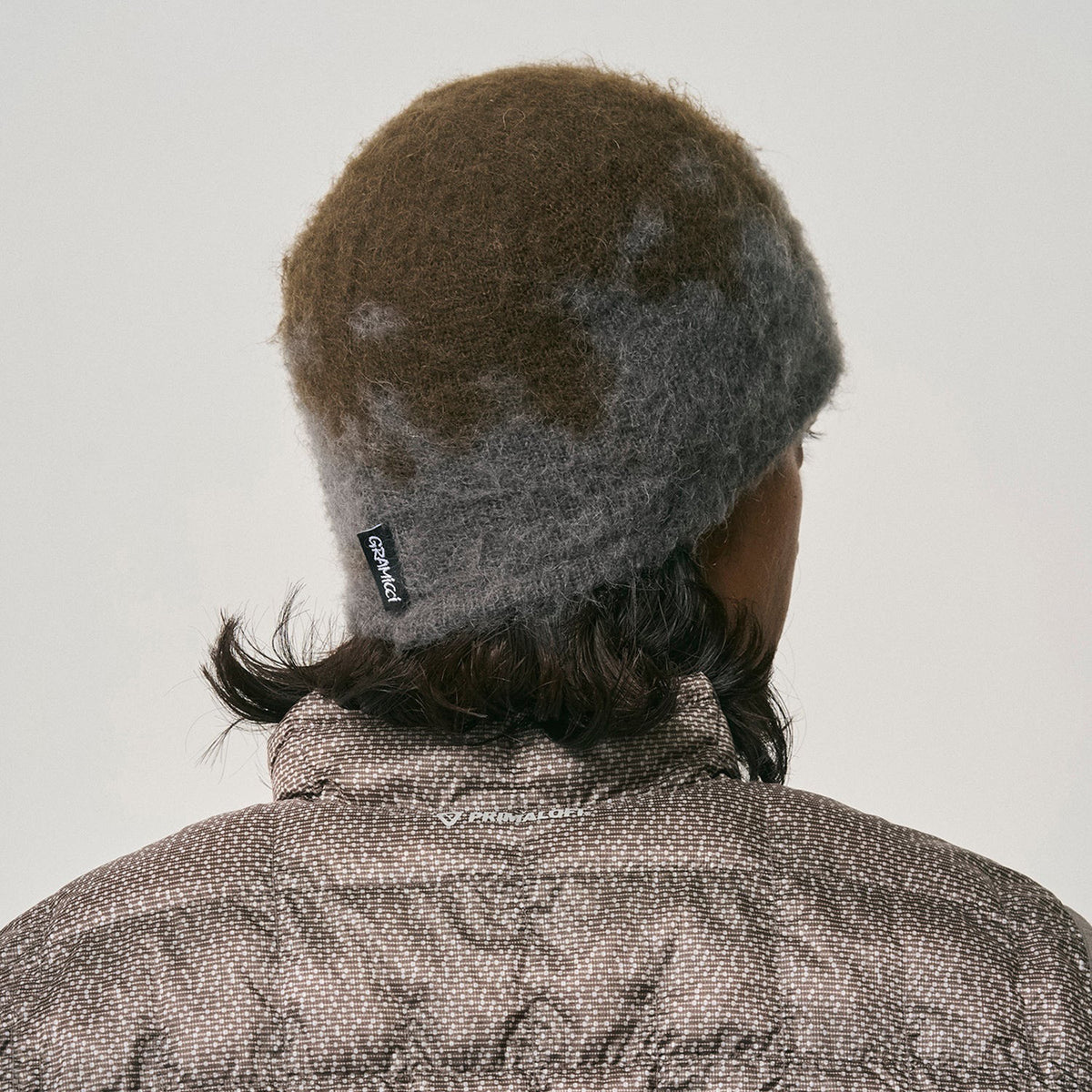 Mohair Splatter Beanie - Slate Splatter