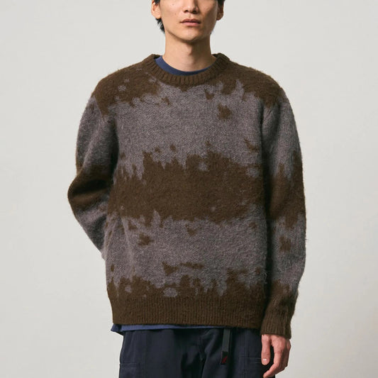 Mohair Splatter Sweater - Slate Splatter