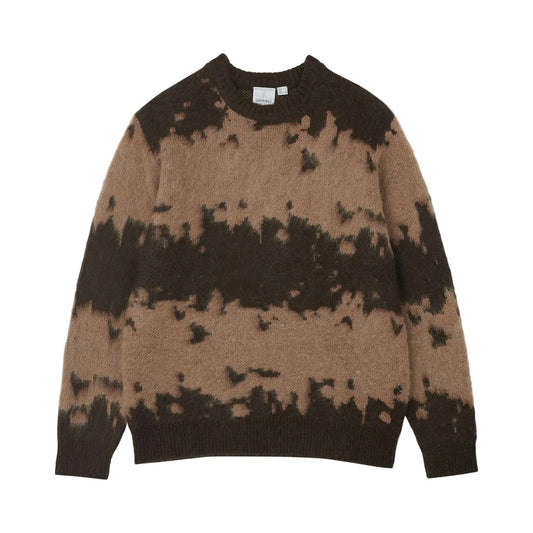 Mohair Splatter Sweater - Taupe Splatter