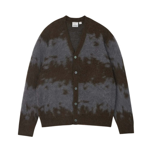 Mohair Splatter Cardigan - Slate Splatter