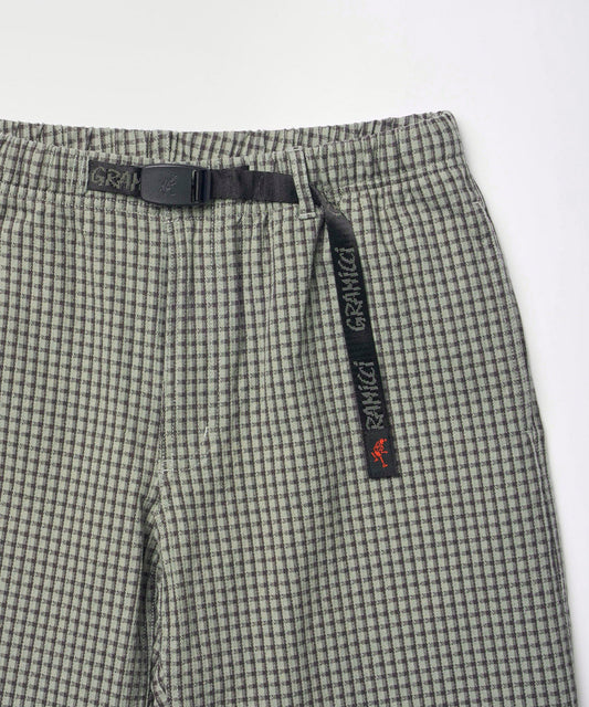 Dobby Plaid Gramicci Pant Straight Fit - Stone